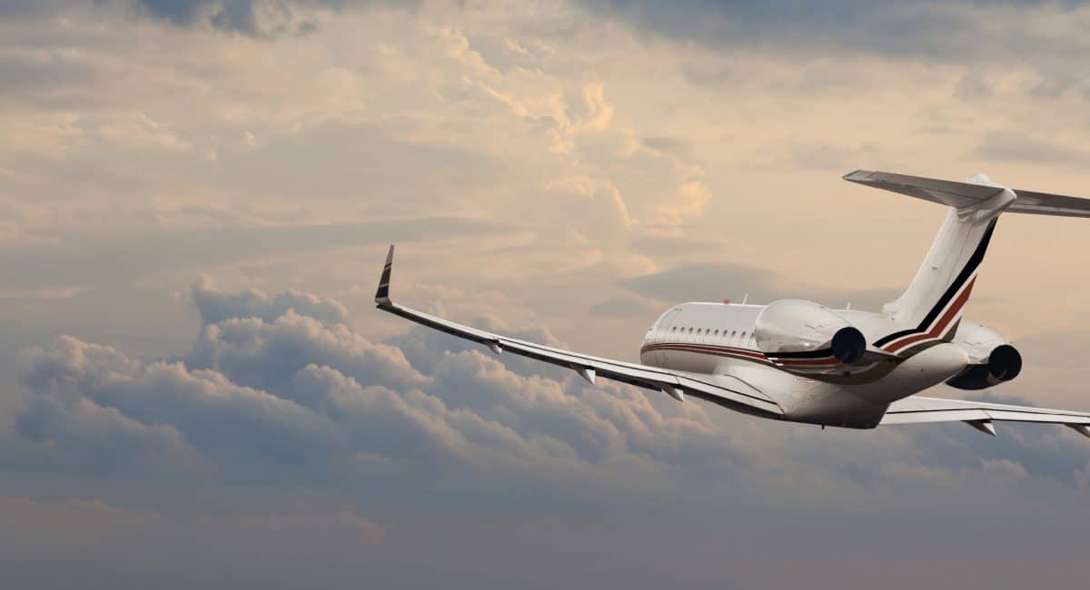 Private Jet Clouds NetJets Livery2